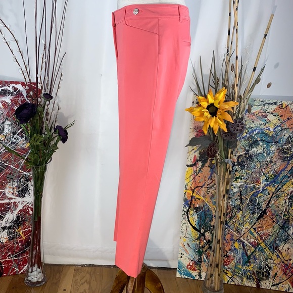 WHBM pink slim crop ankle pants. - Picture 3 of 14
